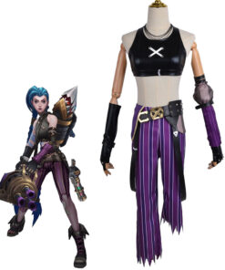 League of Legends The Loose Cannon Jinx Cosplay Costume