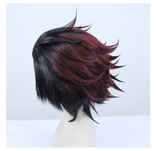 Demon Slayer Kamado Tanjirou Cosplay Wig