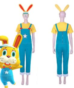 Animal Crossing Zipper T. Bunny Cosplay Costume