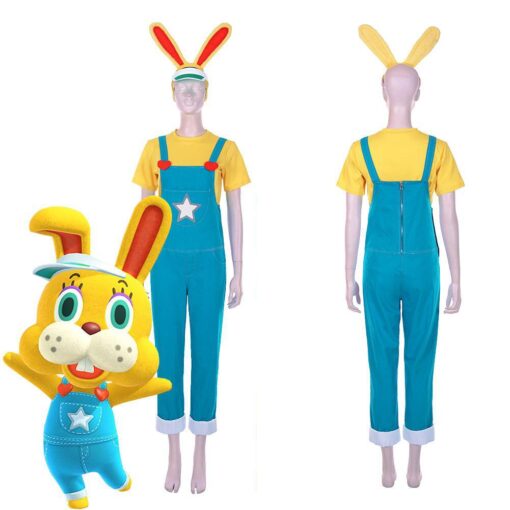 Animal Crossing Zipper T. Bunny Cosplay Costume