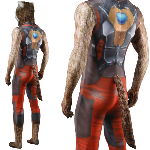 Guardians of the Galaxy Rocket Raccoon Bodysuit Cosplay Costume