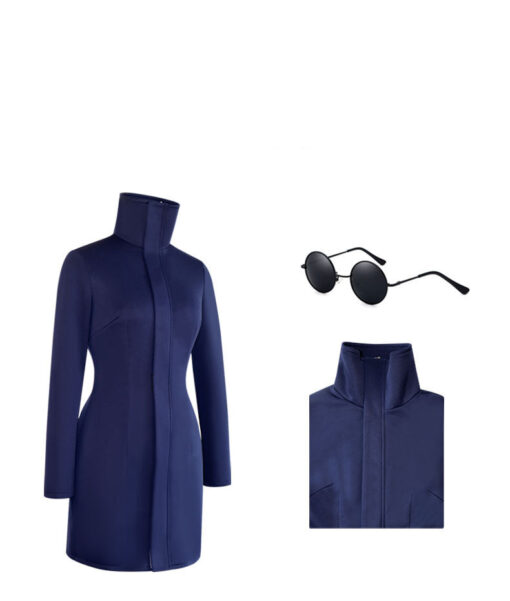 Jujutsu Kaisen Gojō Satoru Dark Blue Cosplay Costume