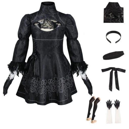 Nier Automata YoRHa No. 2 Type B Dress Cosplay Costume