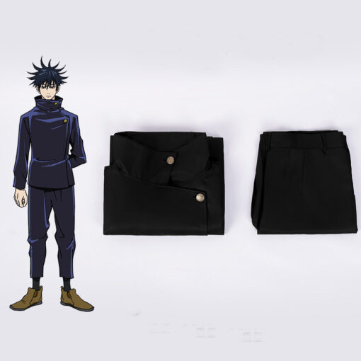 Jujutsu Kaisen Fushiguro Megumi Black Cosplay Costume