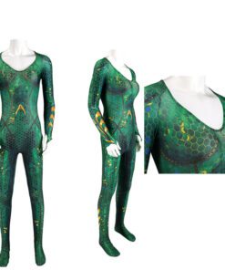 Justice League Mera Jumpsuit Cosplay Costume