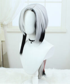 Genshin Impact Arlecchino Cosplay Wig Long