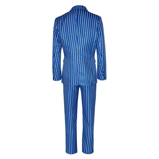 Doctor Who Fifteenth Doctor Blue Stripe Cosplay Costume