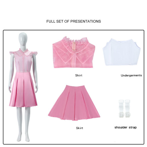 Wicked Glinda Pink Skirt Cosplay Costume