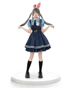 Zootopia Judy Hopps Costume School Uniform with Bunny Ears