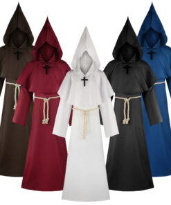 Bleach Monk Red Color Cosplay Costume