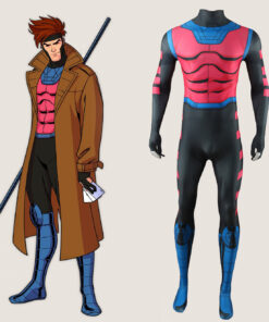 X-Men Gambit Remy Etienne LeBeau Cosplay Costume