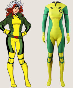 X-Men Rogue Marie Jumpsiut Cosplay Costume