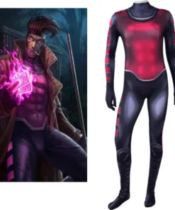 X-Men Gambit Remy Etienne LeBeau Cosplay Costume