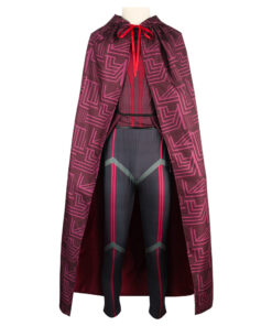 Wanda Vision Scarlet Witch Cosplay Costume