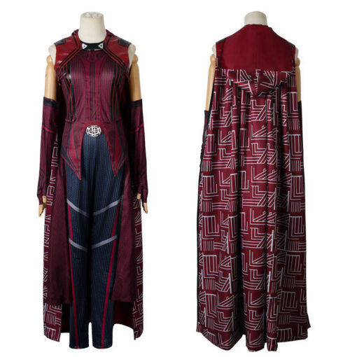 Wanda Vision Scarlet Witch Cosplay Costume