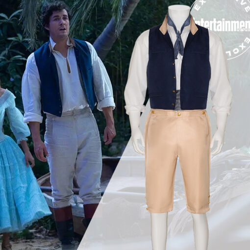 The Little Mermaid Prince Eric Cosplay Costume