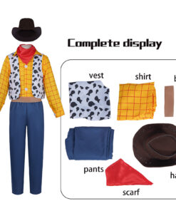 Toy Story Sheriff Woody Pride Cosplay Costume