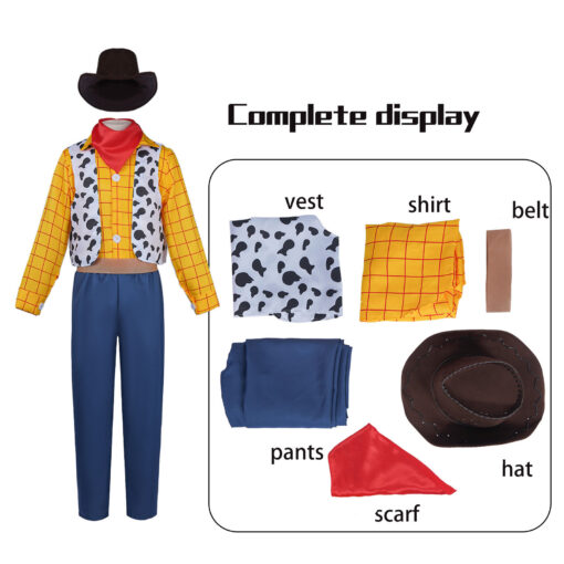 Toy Story Sheriff Woody Pride Cosplay Costume