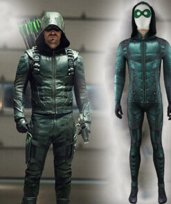 Green Arrow Prometheus Jumpsuit Cosplay Costume