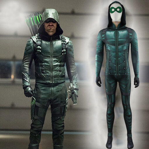 Green Arrow Prometheus Jumpsuit Cosplay Costume