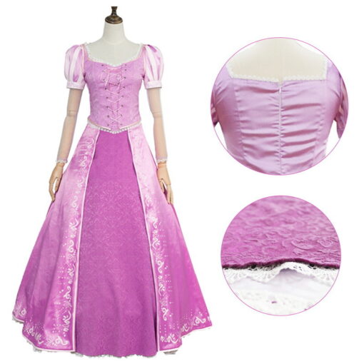 Tangled Rapunzel Dress Cosplay Costume