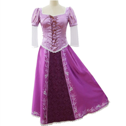 Tangled Rapunzel Dress Cosplay Costume