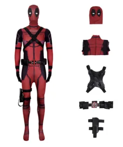 Deadpool and Wolverine Deadpool Jumpsuits Cosplay Costume