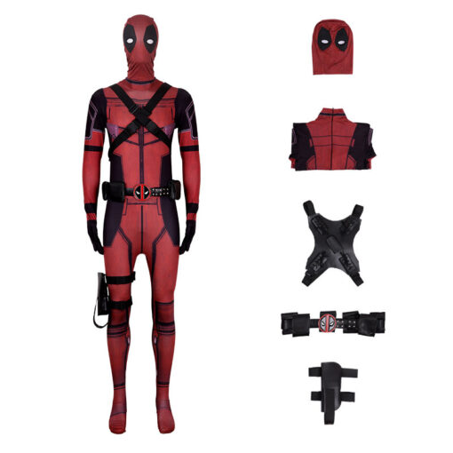 Deadpool and Wolverine Deadpool Jumpsuits Cosplay Costume