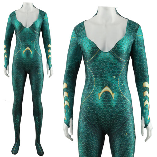 Aquaman Mera Bodysuit Cosplay Costume