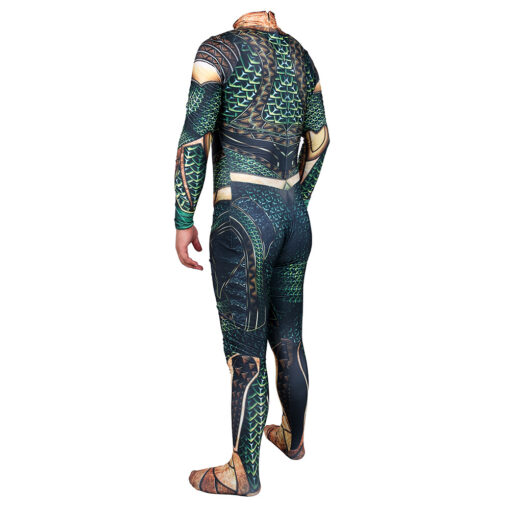 Aquaman Green Bodysuit Cosplay Costume