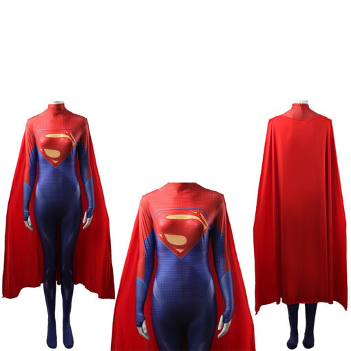 The Flash Superman Female Bodysuit Cosplay Costume