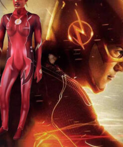 The Flash Female Bodysuit Cosplay Costume