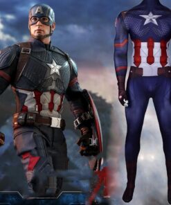 The Avengers Captain America Bodysuit Cosplay Costume