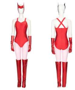 The Avengers Wanda Maximoff Bodysuit Cosplay Costume