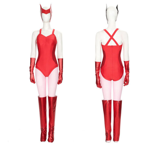 The Avengers Wanda Maximoff Bodysuit Cosplay Costume