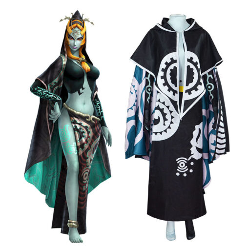 The Legend of Zelda Twilight Princess Midna Cosplay Costume