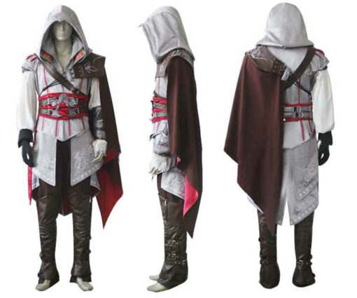 Assassins Creed Ezio Auditore Cosplay Costume