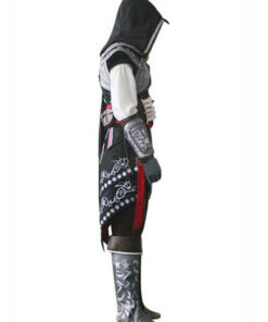 Assassins Creed Ezio Auditore Cosplay Costume Black