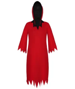 Bleach Red Demon Jumpsuit Cosplay Costume