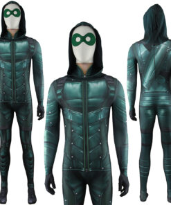 Green Arrow Prometheus Jumpsuit Cosplay Costume