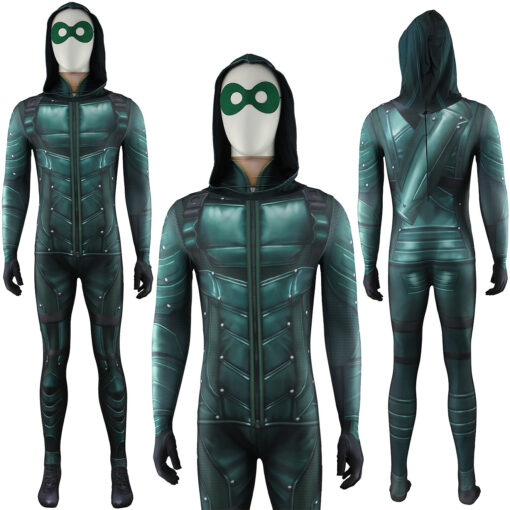 Green Arrow Prometheus Jumpsuit Cosplay Costume