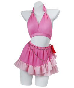 Final Fantasy Aerith Gainsborough Swimsuit Cosplay Costume