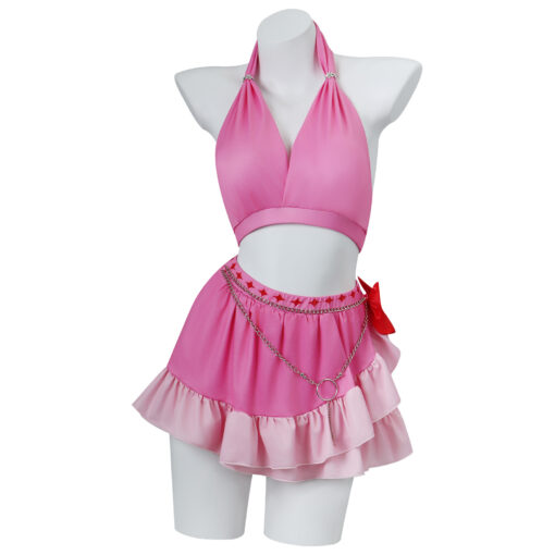 Final Fantasy Aerith Gainsborough Swimsuit Cosplay Costume