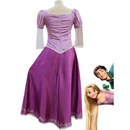 Tangled Rapunzel Dress Cosplay Costume