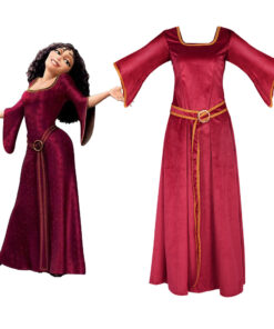 Tangled Mère Gothel Dress Cosplay Costume