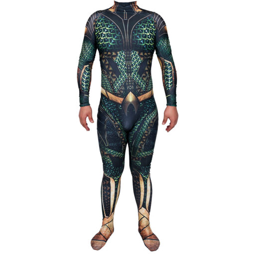 Aquaman Green Bodysuit Cosplay Costume