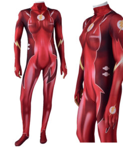 The Flash Female Bodysuit Cosplay Costume