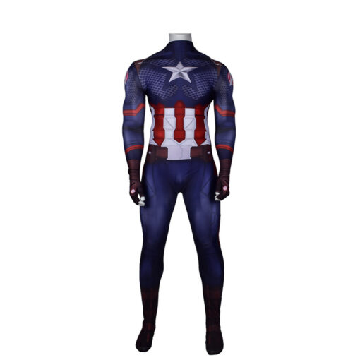 The Avengers Captain America Bodysuit Cosplay Costume