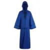 Bleach Monk Blue Color Cloak Cosplay Costume