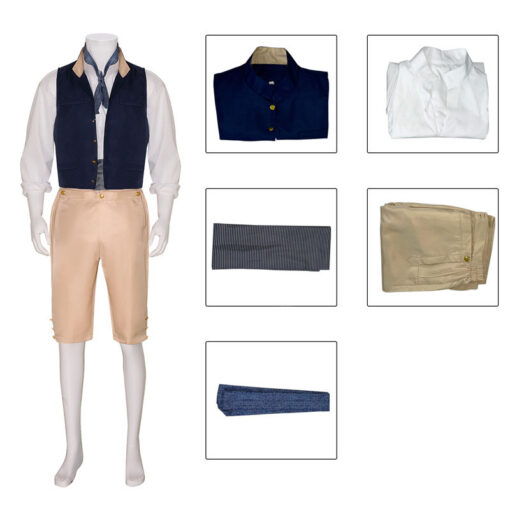 The Little Mermaid Prince Eric Cosplay Costume